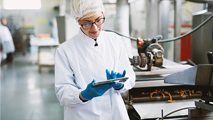 food safety specialist on site